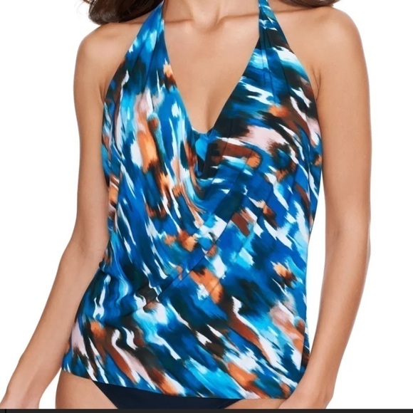 Miraclesuit Other - Magicsuit Chic Swimsuit Slimming Tankini Top 8 Mystique Sophie Halter 6015815